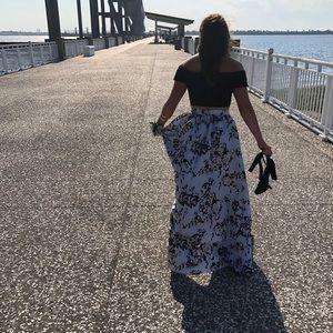 Two piece prom dress!